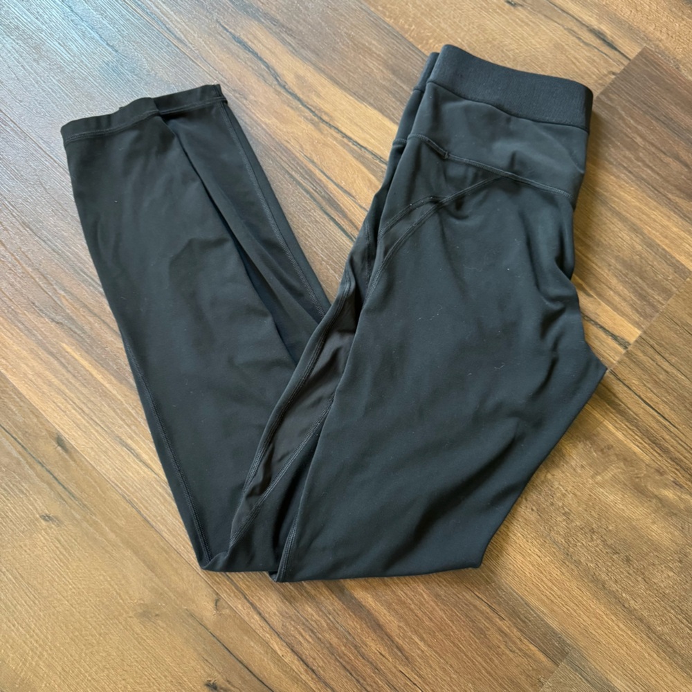 Athleta Black Aura Heel Tight Leggings